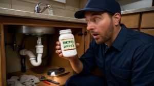 A basic household product washed down the pipes restored perfect flow leaving repair workers stunned