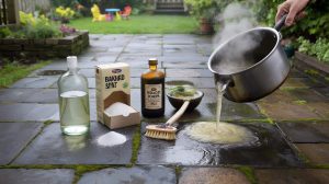 Slippery patio and green slabs: these 4 kitchen ingredients kill moss better than bleach