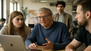 By working at his daughter’s startup in retirement, Bill Gates showed other CEOs the importance of being on the front lines