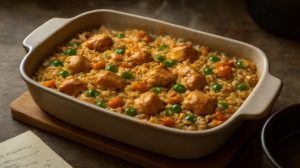 The oven-baked rice dish that cooks fully in broth without stirring