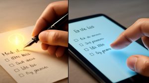 How your brain reacts differently to handwritten lists vs digital ones