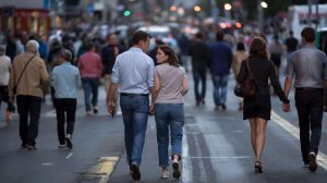 What it really means when someone walks ahead of you, according to psychology