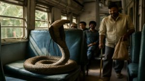 It seems king cobras, the world’s longest venomous snakes, have a taste for train travel