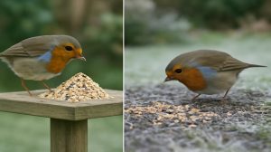 RSPCA’s Easy and Effective Advice: Scatter This Budget Kitchen Staple on Bird Tables or Directly on the Ground to Make a Real Difference for Visiting Robins Now