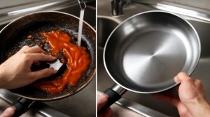 Neither Baking Soda nor Vinegar: The Magic Ingredient to Remove Burnt Grease From Your Pans in a Flash