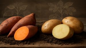 Many people don’t realize it, but sweet potatoes and regular potatoes are barely related, and science explains the surprising reason why