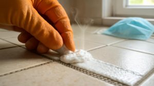 Mix 3 ingredients and smear them on your grout in 15 minutes it shines yet health experts warn of toxic fumes