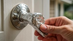 More and more people are wrapping their door handles in aluminum foil — and the reason behind this odd habit is surprisingly practical