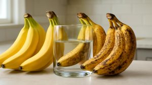 Bananas stay fresh for 2 weeks without going brown if kept with 1 household item