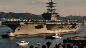 After Exercises in the Pacific and Philippine Sea, USS George Washington Returned to Japan