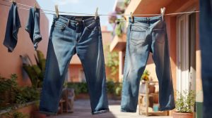 Why hanging your jeans inside-out can make them look newer for months